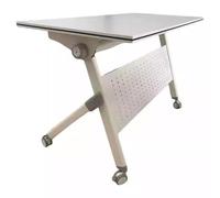 GUODDM Tavolo Da Conferenza Pieghevole - Scrivania for Sala Riunioni Con Piano Ribaltabile E Ruote Silenziose, for Ufficio/istituto Scolastico(70 * 60 * 75CM)