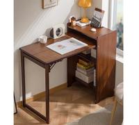 GUODDM Tavolo Pieghevole For Computer Portatile, Scrivania For Computer Multifunzionale E Banco Da Lavoro, Scaffali For Ufficio Domestico For Stanze In Affitto