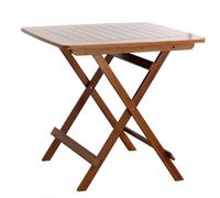 GUODDM Tavolo Pieghevole Quadrato In Legno, Supporto Da Tavolo Piccolo Portatile Pieghevole, Perfetto For Feste/cene/matrimoni/eventi/picnic Al Coperto/all'aperto/campeggio/utilità(70 * 70 * 70cm)