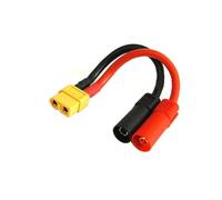 GUOFHUIO 1 pz Spina Maschio Femmina Connettore Batteria/ESC/Caricabatterie Cavo Adattatore di Collegamento 12AWG Cavo di Trasferimento for XT150 a XT60/T RC Drone(XT60 F to XT150 M)