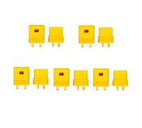 GUOFHUIO 10 pezzi XT30AW-M XT30UW-F spina impermeabile con fibbia di bloccaggio connettore batteria maschio femmina adattatore di collegamento fai da te for RC UAV(5pair)