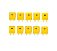 GUOFHUIO 10 pezzi XT30AW-M XT30UW-F spina impermeabile con fibbia di bloccaggio connettore batteria maschio femmina adattatore di collegamento fai da te for RC UAV(10pcs XT30AW-M)