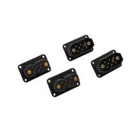 GUOFHUIO 2 coppie di connettori maschio femmina 9+2 MPX VTOL Pro JX4 JX6 JX8 JX9 JX18 MX-10 for aeromobili ad ala fissa RC UAV(2pairs JX8)
