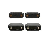 GUOFHUIO 2 coppie di connettori maschio femmina 9+2 MPX VTOL Pro JX4 JX6 JX8 JX9 JX18 MX-10 for aeromobili ad ala fissa RC UAV(2pairs JX18)
