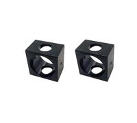 GUOFHUIO 2 pezzi 25 mm/30 mm tubo morsetto tubo clip sedile in lega di alluminio in fibra di carbonio braccio connettore di fissaggio for drone RC(25mm thick type)