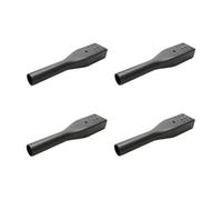 GUOFHUIO 4 pezzi in fibra di carbonio a forma di braccio corto tipo 40 mm 50 mm tubo morsetto di collegamento clip for RC multi-rotore pianta agricoltura UAV drone(50mm)