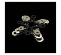 GUOFHUIO 8 pezzi di clip in metallo for motore brushless 2208 2212 2217 2216 supporto a croce 19 * 25 supporto for pagaia del sedile for parti fai da te del modello di aereo RC