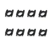 GUOFHUIO 8 pezzi Morsetto for tubo in alluminio CNC D12mm 16mm 20mm 22mm 25mm 30mm Connettore for clip for tubo in carbonio Sede motore for drone RC UAV Multicopter(30mm black)
