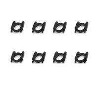 GUOFHUIO 8 pezzi Morsetto for tubo in alluminio CNC D12mm 16mm 20mm 22mm 25mm 30mm Connettore for clip for tubo in carbonio Sede motore for drone RC UAV Multicopter(22mm black)