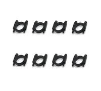 GUOFHUIO 8 pezzi Morsetto for tubo in alluminio CNC D12mm 16mm 20mm 22mm 25mm 30mm Connettore for clip for tubo in carbonio Sede motore for drone RC UAV Multicopter(25mm black)