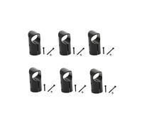 GUOFHUIO Adattatore for connettore fisso for tubo in carbonio for carrello di atterraggio a tre vie con giunto a T da 20 mm in lega di alluminio da 6 pezzi for UAV