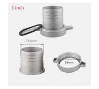 GUOFHUIO Raccordi for Pompe idrauliche da 3 Pollici, Chiave di Collegamento for Tubi in Alluminio con Guarnizione, Dado a Vite, Raccordo for Tubo di Collegamento della Pompa(3 inch)