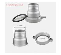 GUOFHUIO Raccordi for Pompe idrauliche da 3 Pollici, Chiave di Collegamento for Tubi in Alluminio con Guarnizione, Dado a Vite, Raccordo for Tubo di Collegamento della Pompa(3 Change 2.5 inch)