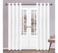 GUOGHUI Tende Soggiorno Oscuranti 360 x 320 cm Isolanti Termiche Tenda Termica Isolante Freddo e Caldo per Il Soggiorno e La Camera, Bianco