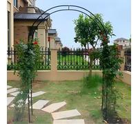 Arco per Rose Rampicanti, Decorazione Giardino, Garden Pergolas Metallo Archetto Sostegno per Piante Rampicanti(250x220cm)