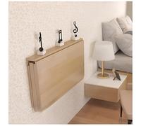 GUOGLZ Wall Mounted Desk Fold Down For Laundry Room, Wall Mounted Folding Table Wall Mounted Drop-Leaf Table Floating Desk For Small Saving Spaces Dining Room Study(60 * 40cm)