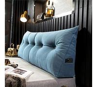 GUOGUODA Cuscino Lungo a Cuneo da Lettura, per Supporto Lombare Posteriore Schienale, per Dormire, Letto, Testiera Divano Decorativo, Testata del Letto Rimovibile, Cotone