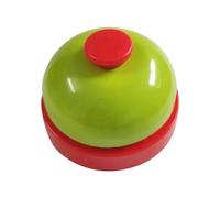 Guohetuk Campanello, Campanello Da Tavolo, Campanello per Bambini E Adulti a Cena, Campanello per La ancone di Servizio, Scrivania, Verde Rosso, Taglia unica