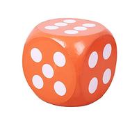 Guohetuk Dadi a Punti, Cubi Numerici, Blocchi di Schiuma, Giocattolo per La Matematica, Strumento di Apprendimento, Cubi Giganti per L'istruzion, Arancia
