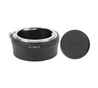 GUOHOQIX Adattatore per montaggio obiettivo Anello convertitore obiettivo ad alta precisione con coperchio posteriore obiettivo M4/3 per attacco da F a M4/3 per G10 G12 per E P3 E PM1