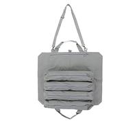 GUOHOQIX Borsa porta attrezzi, Poliestere Premium, Tasche multiple, Design compatto, Scomparti con cerniera di classificazione, Portatile pieghevole per l'organizzazione del lavoro (Grigio)
