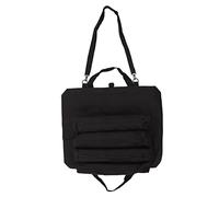GUOHOQIX Borsa porta attrezzi, Poliestere Premium, Tasche multiple, Design compatto, Scomparti con cerniera di classificazione, Portatile pieghevole per l'organizzazione del lavoro (Nera)