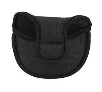GUOHOQIX Coperture per mazze da golf, rete di nylon sandwich, leggera e resistente, protezione antietà, facile installazione e rimozione, interno in peluche spesso (Nera)