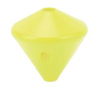 GUOHOQIX Fissatore per cordino da apnea per la sicurezza della corda da immersione, materiale ABS, resistente all'usura, resistente alla corrosione, design compatto per corde da (Giallo fluorescente)