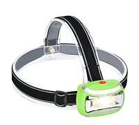 GUOHOQIX Mini faro da 3W 800LM Lampada frontale ad alta luminosità a lungo raggio per attività all'aperto Emergenza ((verde))