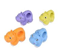 GUOHOQIX per macchinine colorate con animali, sviluppa abilità cognitive, migliora la coordinazione occhio-mano, presa facile per le mani dei bambini, scivolo a lunga distanza con (899-6C Ippopotamo