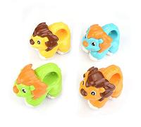 GUOHOQIX per macchinine colorate con animali, sviluppa abilità cognitive, migliora la coordinazione occhio-mano, presa facile per le mani dei bambini, scivolo a lunga distanza con (899-3C Leone