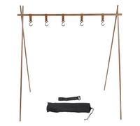 GUOHOQIX Staffa per mensola con distanza del gancio regolabile, materiale resistente in lega di alluminio, per picnic e uso in cucina, design del treppiede pieghevole, soluzione