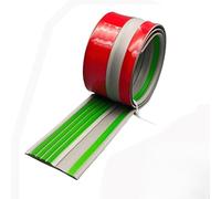 guoiooi Profilo for gradini in Gomma vinilica Fosforescente, Protezione autoadesiva for Bordi Scale for Interni/Esterni, Profilo for gradini.(Green,55in/1.4m)