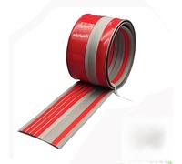 guoiooi Profilo for gradini in Gomma vinilica Fosforescente, Protezione autoadesiva for Bordi Scale for Interni/Esterni, Profilo for gradini.(Rot,95in/2.4m)