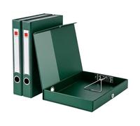 GUOKOFF 3 PCS Scatola Archivio A4 con Coperchio, Dorso da 45mm, Verde | Scatola Archivio A4, Scatola per Documenti Archivio, Cartella Portaprogetti Scatole per ufficio, Scuole