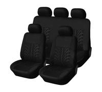 GUOLEIOO Auto Set Coprisedili,per Mercedes Benz GLC SUV (X254) 2022-2023 Copri Sedile Tessuto Lavabile, Traspirante Sedere Protezion Sedili Coprisedile,Protezione Interni Accessori,5 Seats (Black)