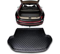 GUOLEIOO Tappetini Bagagliaio Auto, per Dongfeng Forthing T5 Evo 2021 2022 2023 Pelle Artificiale Baule Tappetino Impermeabile Antiscivolo Protezione Tappeto,Black