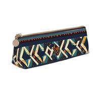 GUOLGP African National Patterns - Astuccio con stampa a triangolo, grande capacità, 20,3 x 5,6 x 6,1 cm, per tutti i giorni