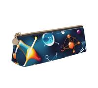 GUOLGP Astuccio con stampa astratta di scienza chimica, alla moda, grande capacità, 20,3 x 5,6 x 6,1 cm, astuccio triangolare per tutti i giorni