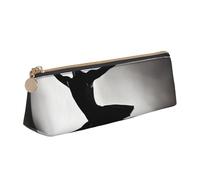 GUOLGP Astuccio elegante con stampa ballerina e ballerina, grande capacità, 21 x 5,6 x 6,1 cm, astuccio triangolare per tutti i giorni