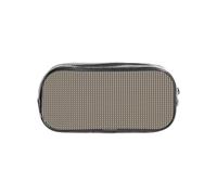 GUOLGP Astuccio trasparente trasparente per studenti, ragazzi e ragazze, con stampa di biscotti e patatine al cioccolato