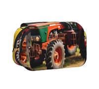 GUOLGP Azienda Trattori agricoli Stampa Versatile Portatile Penna Pouch Storage Forniture da viaggio Ufficio Viaggi Multi-Tasche