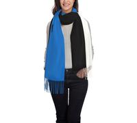 GUOLGP Bandiera dell'Estonia Stampa Elegante Frange Sciarpa Scialle Wrap per le Donne Inverno Versatile Moda Accessorio Regalo
