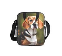 GUOLGP Beagle Dog Print - Borsa termica per il pranzo, per scuola, lavoro, viaggi, picnic, bento box