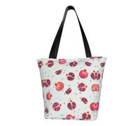 GUOLGP Borsa a tracolla estiva con stampa melograno Tote da viaggio in spiaggia gite giornaliere pendolari donna uomo accessorio