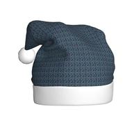 GUOLGP Cappello natalizio con motivo a squame di drago magico 3D, cappello di Babbo Natale, celebrazioni, unisex, accessorio per costume da festa di Natale