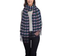 GUOLGP Dark Northern Lights Stampa Elegante Frange Sciarpa Scialle Wrap per le Donne Inverno Versatile Moda Accessorio Regalo