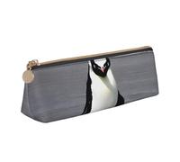 GUOLGP Grazioso astuccio con stampa pinguino, grande capacità, 20,3 x 5,6 x 6,1 cm, astuccio triangolare per tutti i giorni