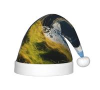 GUOLGP Ireland Outdoors County Clare The Cliffs Print Christmas Elf Hat for Children's Cap Santa Party Halloween Holiday Capodanno