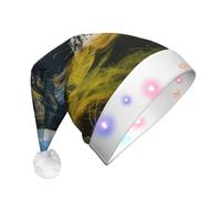 GUOLGP Irlanda All'aperto Contea Clare The Cliffs Stampa Uomini Donne Led Cappello di Natale Per Festivo Festa Santa Cappelli Forniture Celebrazioni